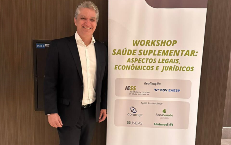 Rogério Scarabel no Workshop “Saúde Suplementar: Aspectos Legais, Jurídicos e Econômicos”