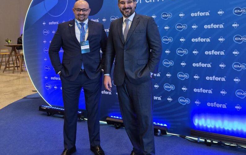 Lucas Miglioli, sócio do M3BS, participou do 5º Fórum Saúde EMS Esfera